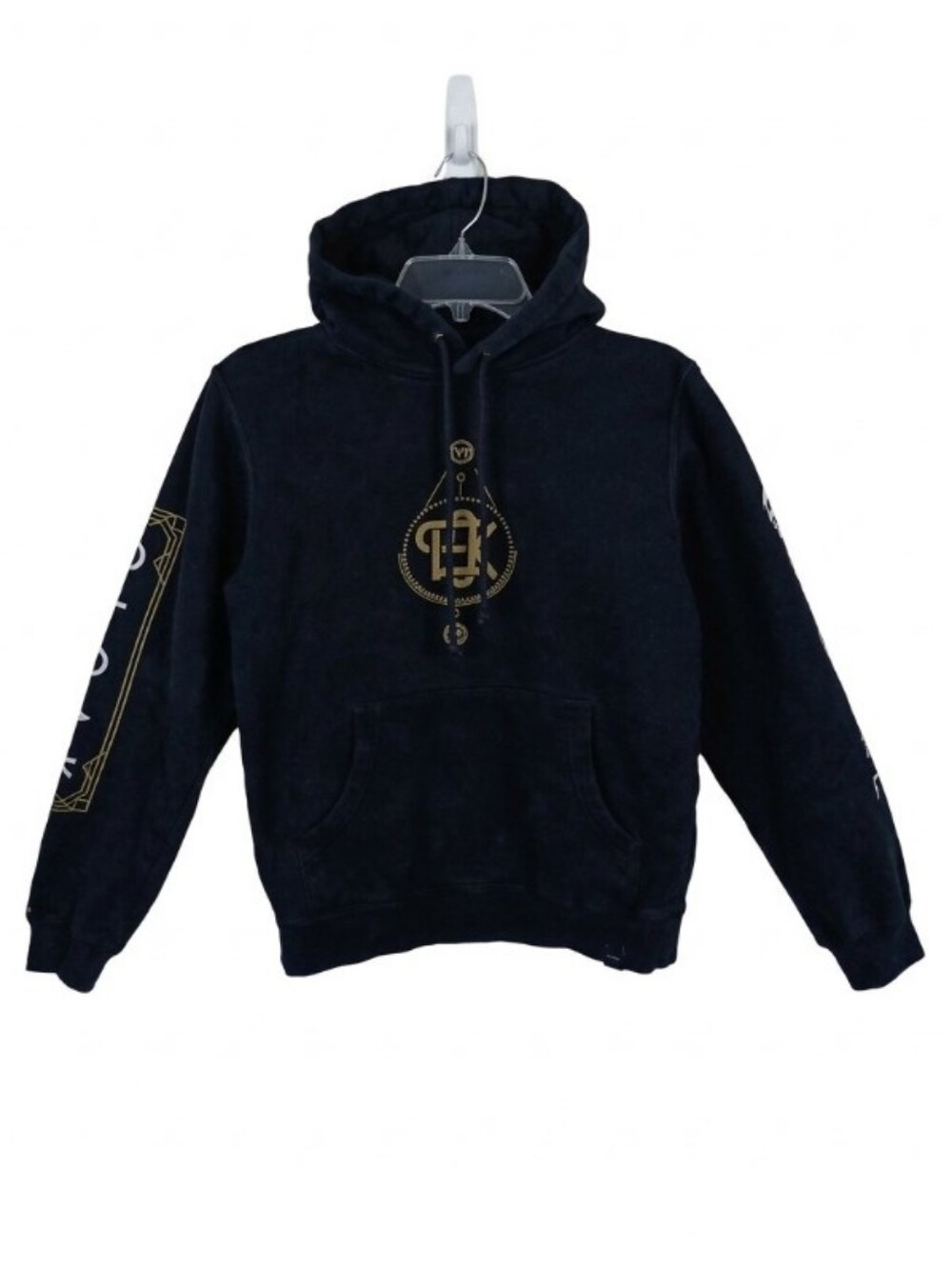 CLOAK Brand Arcana Death Tarot Card Black Pullover Hoodie Unisex Size XS